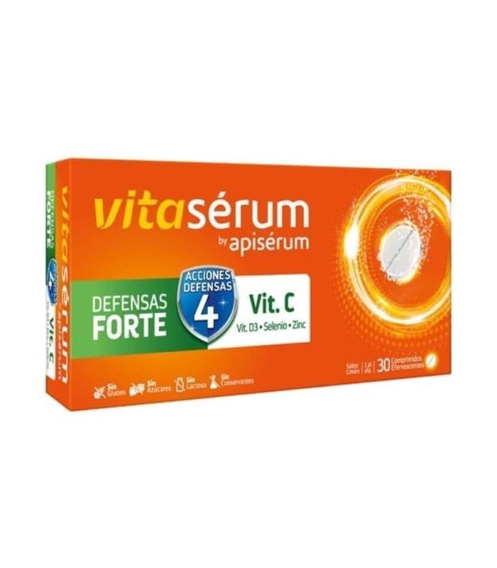 Vitaserum By Apiserum Defensas Forte 30 Comprimidos Efervescentes