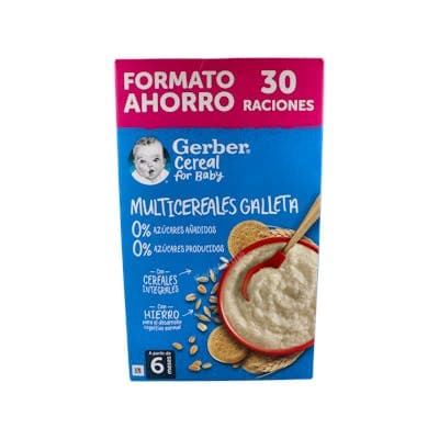 Gerber Multicereales 0% Azucares Añadidos 1 Estuche 270 G