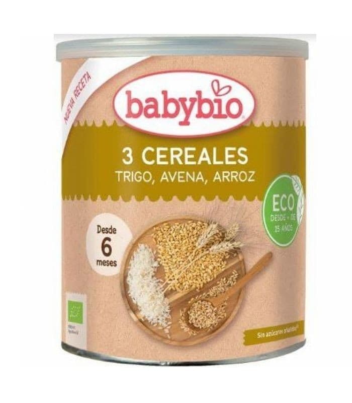 Babybio 3 Cereales Naturales 1 Envase 220 G