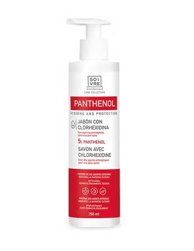 Soivre Cosmetics Panthenol Jabon con Clorexidina 1 Envase 250 ML