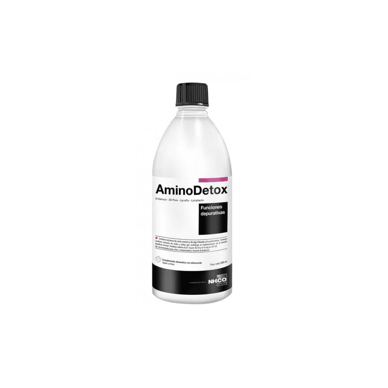 Aminodetox 1 Frasco 500 ML Sabor Fresa