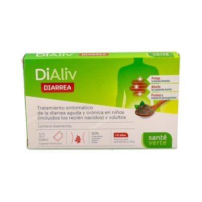 Sante Verte Dialiv Diarrea 10 Sobres