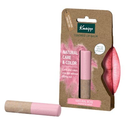 Kneipp Balsamo Labial con Color Natural 1 Envase 3,5 G Color Rose