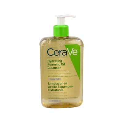 Cerave Limpiador Aceite Espumoso Hidratante 1 Envase 473 ML
