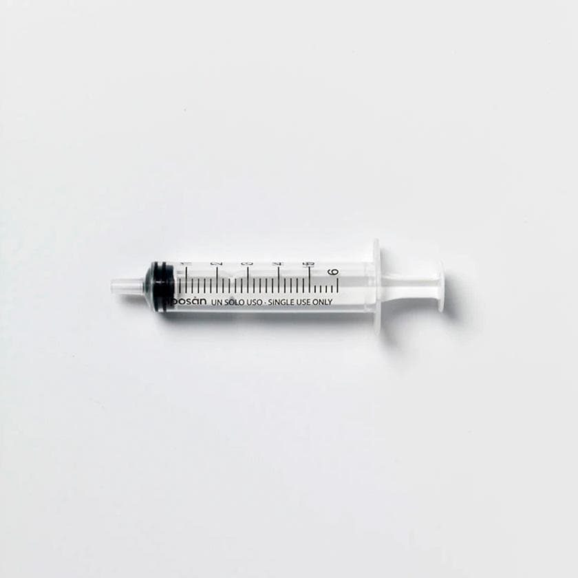 Jeringa Apirogena de 3 Cuerpos Aposan Botiquin 100 Unidades 5 ML