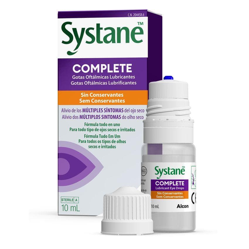 Systane Complete Gotas Oftalmicas Lubricantes sin Conservantes 1 Frasco 10 ML