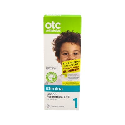 Otc Antipiojos Permetrina 1,5% Locion Antipiojos 1 Envase 200 ML