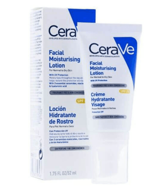 Cerave Locion Hidratante de Rostro SPF 50 1 Tubo 52 ML