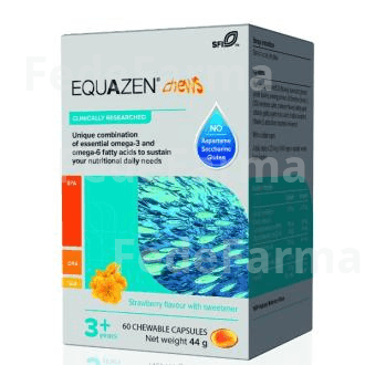 Equazen Chews 60 Capsulas Masticables Sabor Fresa
