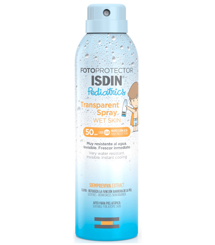 Isdin Fotoprotector Transparent Spray Wet Skin SPF 50 1 Envase 100 ML