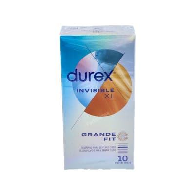 Durex Invisible Xl Preservativos 10 Unidades