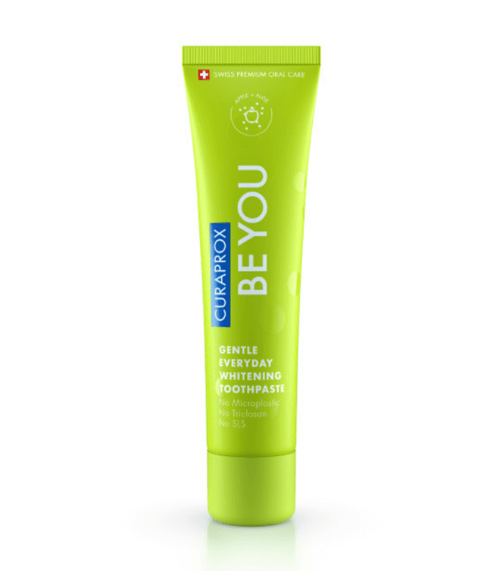 Curaprox Be You Pasta de Dientes Blanqueadora 1 Envase 60 ML Sabor Apple + Aloe
