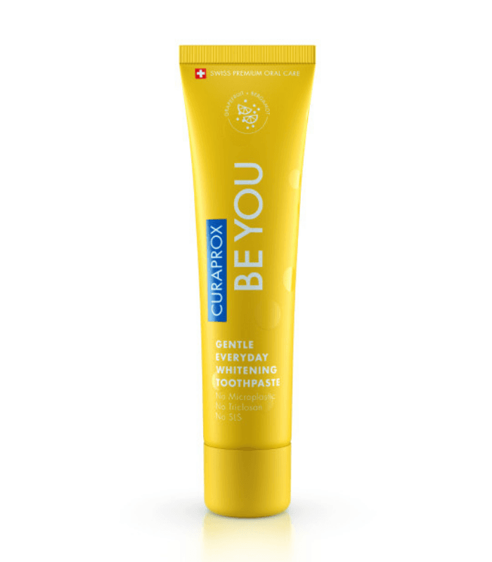 Curaprox Be You Pasta de Dientes Blanqueadora 1 Envase 60 ML Sabor Grapefruit + Bergamot
