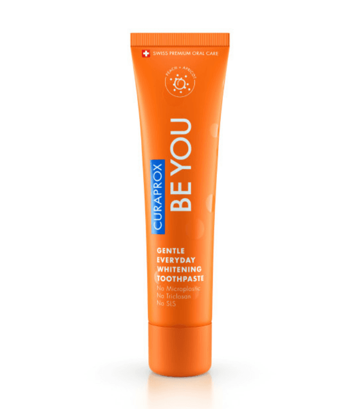Curaprox Be You Pasta de Dientes Blanqueadora 1 Envase 60 ML Sabor Peach + Apricot