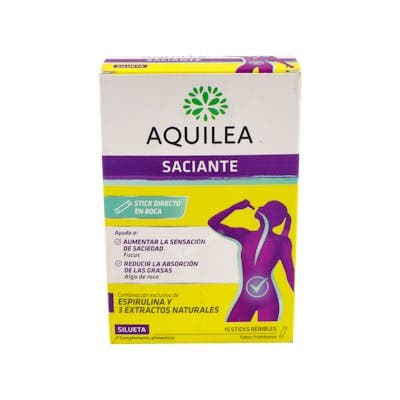 Aquilea Saciante 15 Sticks 15 ML Sabor Frambuesa