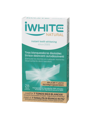 Iwhite Tiras Blanqueadoras Disolubles 28 Tiras