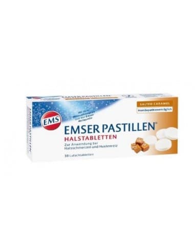 Emser Salted Caramel 30 Pastillas para Chupar