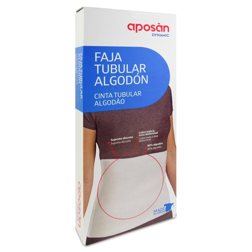Faja Elastica Aposan Dynamic Tubular Algodon 1 Unidad Talla M