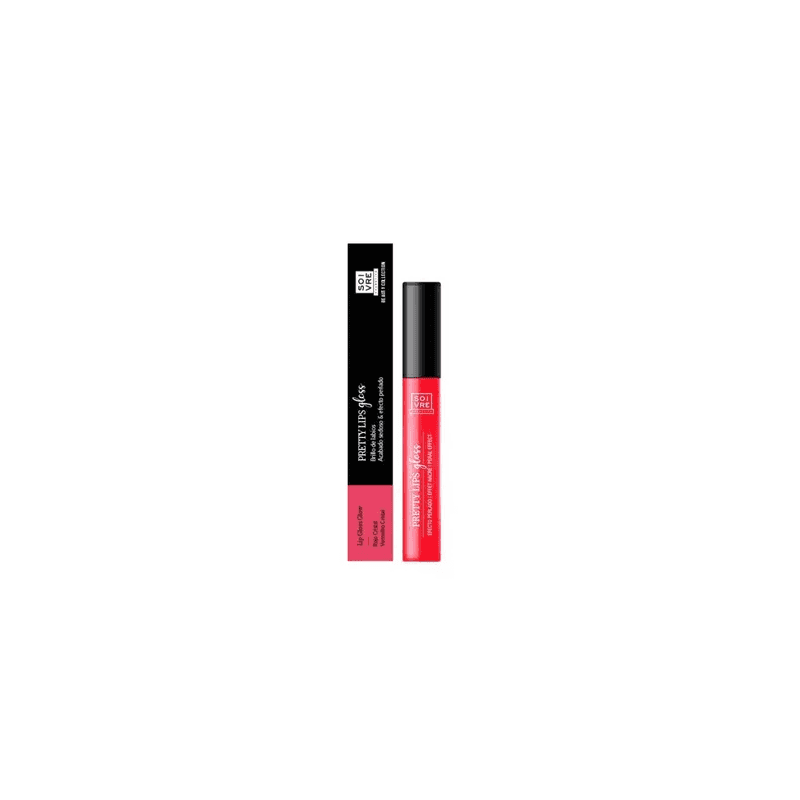 Soivre Cosmetics Pretty Lips Gloss 1 Envase 5 ML Color Rojo Cristal Vcs