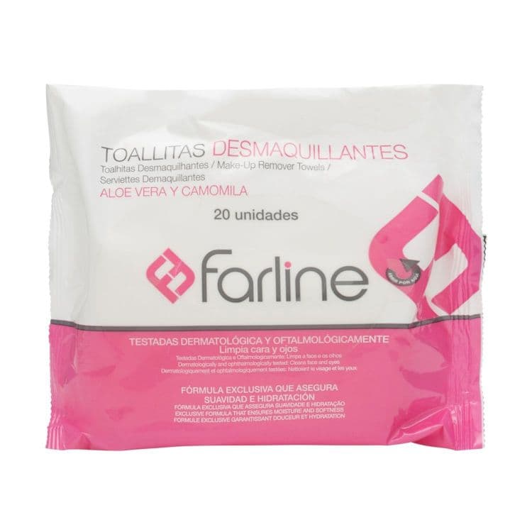 Farline Toallitas Desmaquillantes 25 Unidades