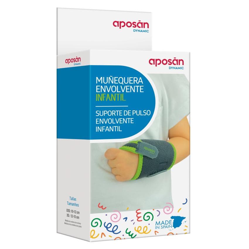 Muñequera Envolvente Infantil Aposan Dynamc 1 Unidad Talla Xs