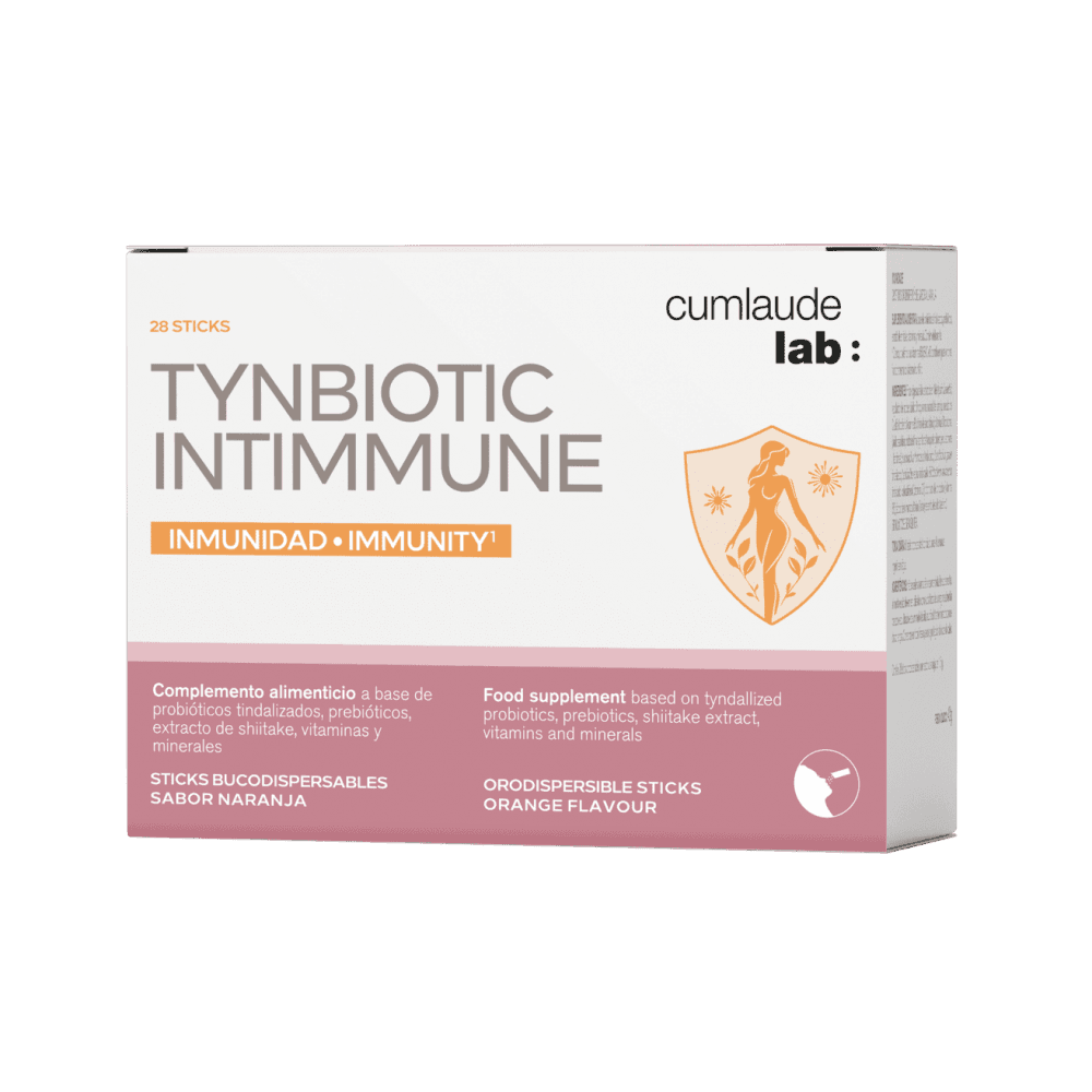 Cumlaude Lab: Tynbiotic Intimmune 28 Sticks Bucodispersables 1,5 G Sabor Naranja