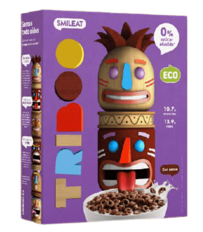 Smileat Triboo Cereales con Cacao Eco 1 Bolsa 300 G