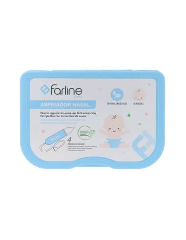Aspirador Nasal Recambios Farline Bebe 12 Unidades