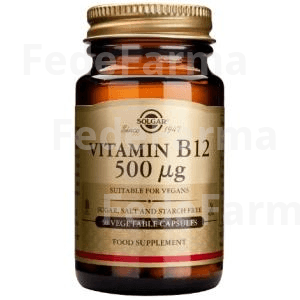 Solgar Vitamina B12 500 Microgramos 50 Capsulas Vegetales