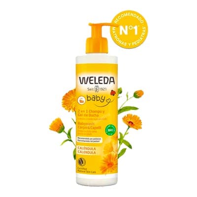 Weleda Baby Champu y Gel de Ducha de Calendula 1 Bote 400 ML