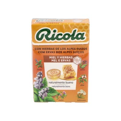 Ricola Caramelos 1 Envase 70 G Sabor Miel y Hierbas