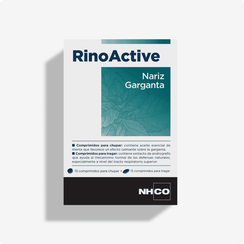 Rinoactive 15 Comprimidos para Chupar + 15 Comprimidos para Tragar