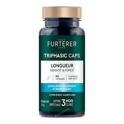 Triphasic Caps Largos Densidad y Fuerza Rene Furterer 90 Capsulas