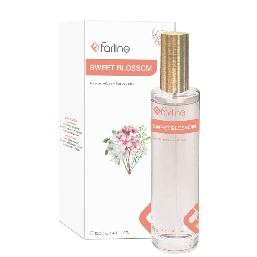 Farline Agua de Perfume Mujer Sweet Blossom 1 Envase 100 ML