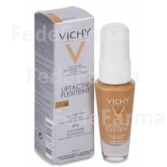 Flexilift Teint Fondo de Maquillaje Antiarrugas 1 Envase 30 ML Color 45 Gold
