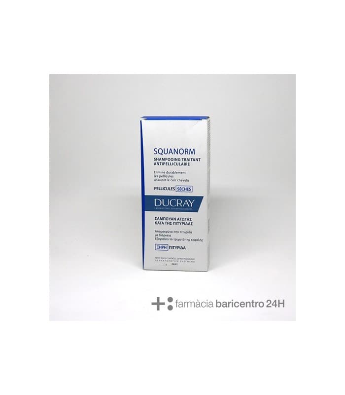 Squanorm Champu Tratante Caspa Seca Ducray 1 Envase 200 ML