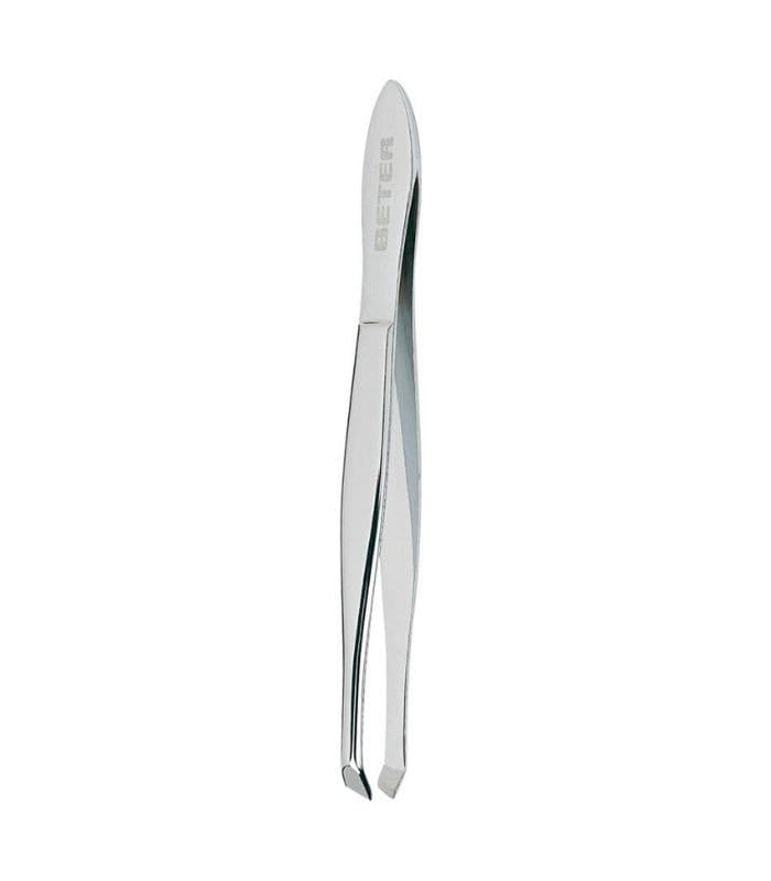 Pinzas Depilar Beter Punta Cangrejo Cromada 9.3 Cm