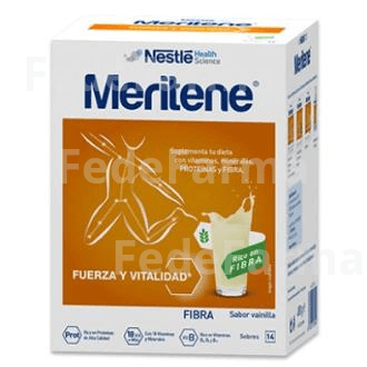 Meritene Fibra 14 Sobres 35 G Sabor Vainilla