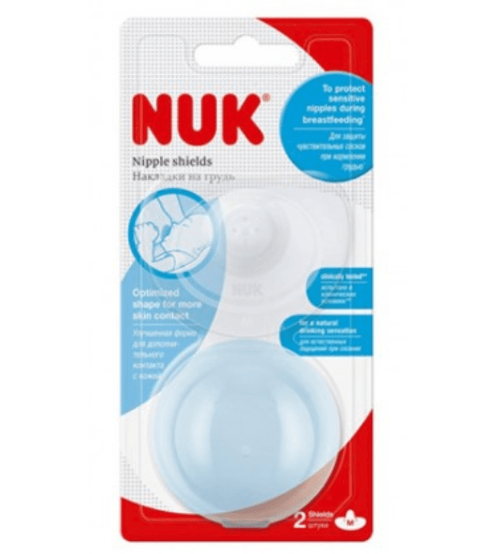 Pezonera Redonda Silicona Nuk 2 Unidades Talla M