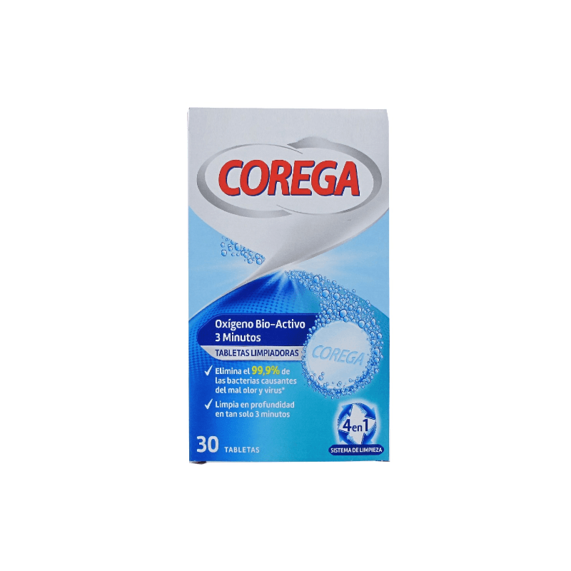 Corega Oxigeno Biactivo 30tabl