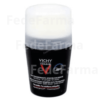 Vichy Homme Desod Roll Sensibl 48h