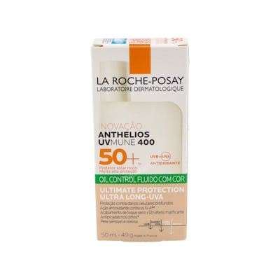 Anthelios Oil Control Fluid Uvmune 400 SPF 50+ 1 Envase 50 ML con Color