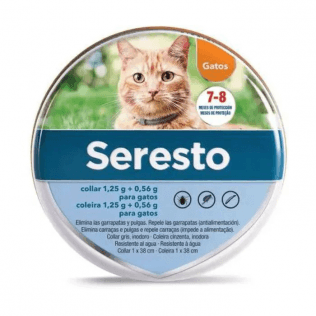 Seresto 1,25/0,56 G 1 Collar para Gatos 38 Cm