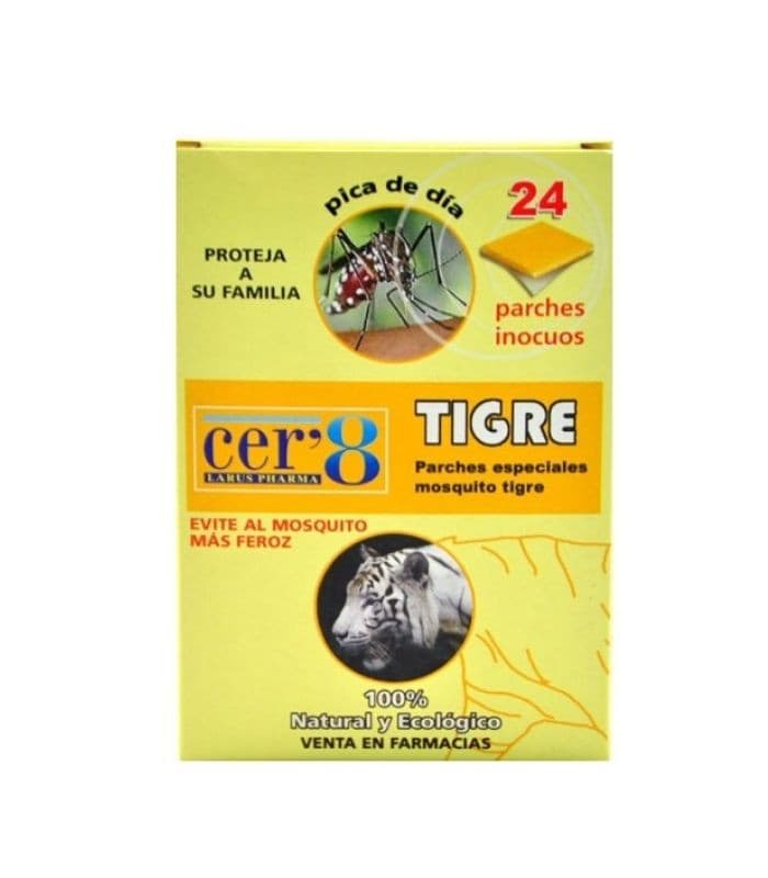 Cer 8 Tigre Parche Antimosquito 24 U