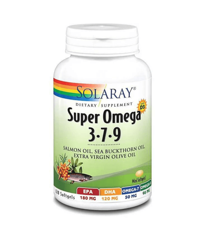 Solaray Super Omega 3 7 9 120 Perlas.
