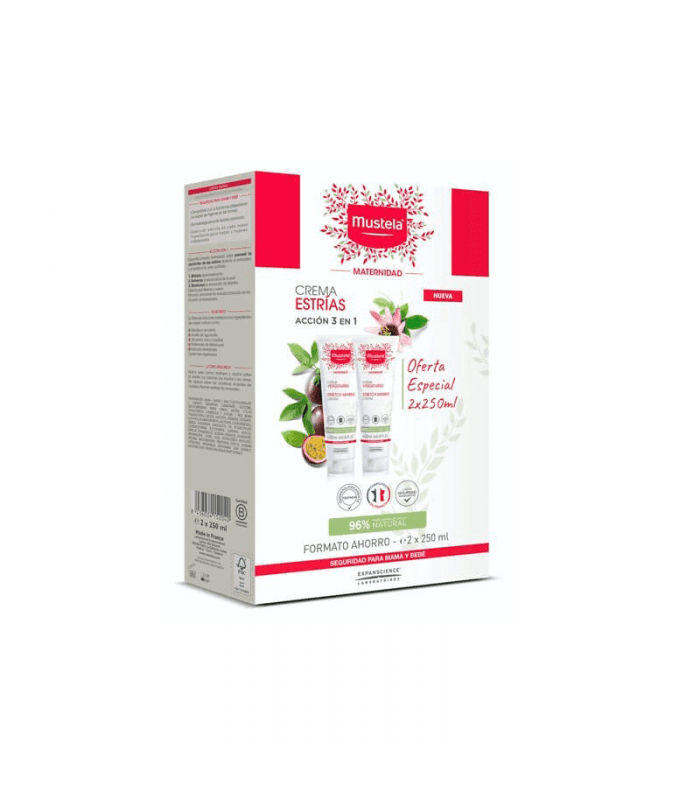 Mustela Crema Estrias 3 en 1 Duplo 2x250ml