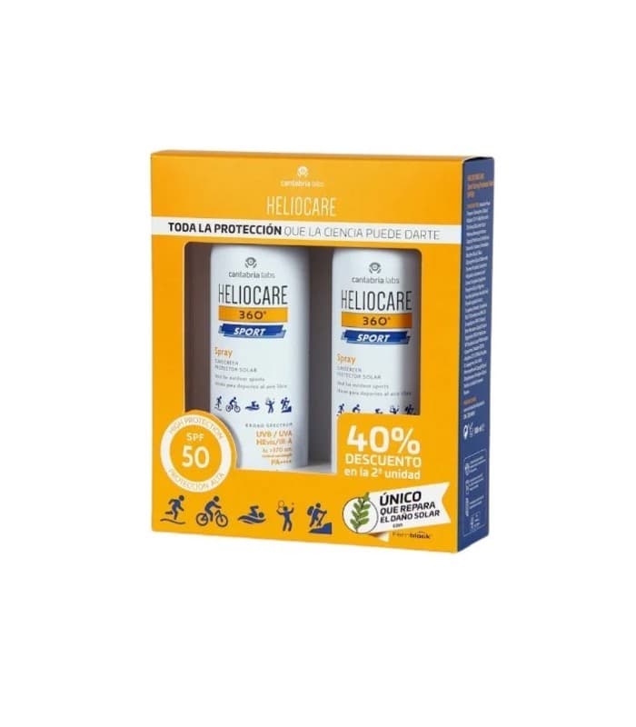 Heliocare 360 Sport Spray SPF50 Duplo 100ml