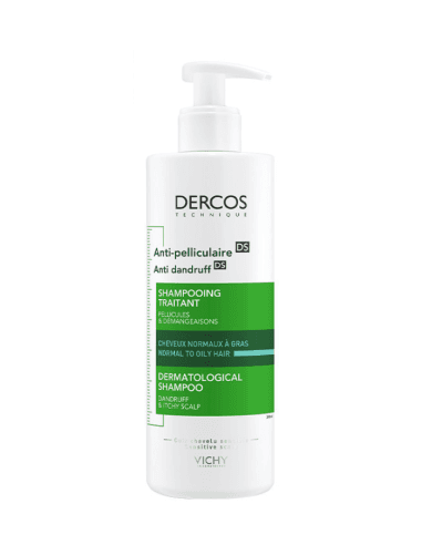 Dercos Duplo Champu Anticaspa Cab Graso 400ml ( Verde )