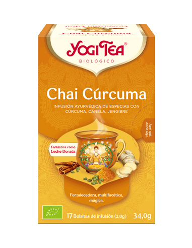 Yogi Tea Chai Curcuma 17 Sobres