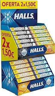 Caramelos Halls Mentolado S/a 20x9
